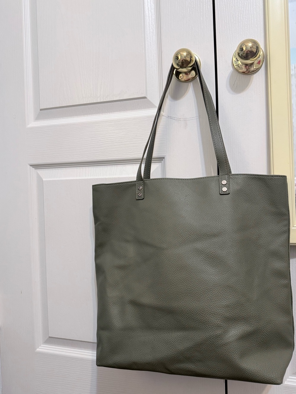 Everyday Olive Green Tote Bag
